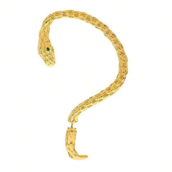 Gold Snake Ear Cuff R50 - Picture 2 of 3